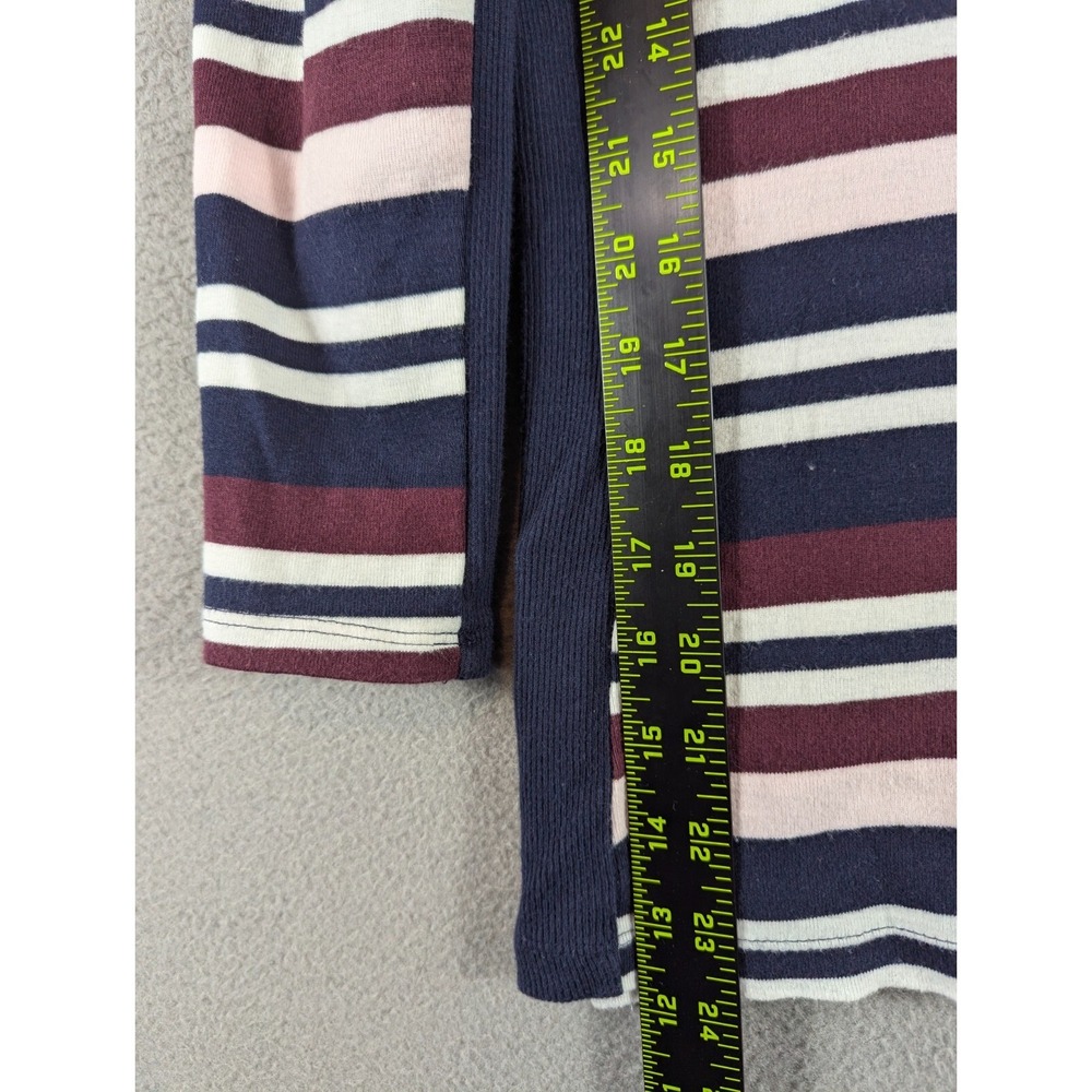 Tommy Hilfiger Boat Neck 3/4 Sleeve Striped Tops Women's Size M Cotton Pullover - Picture 6 of 9